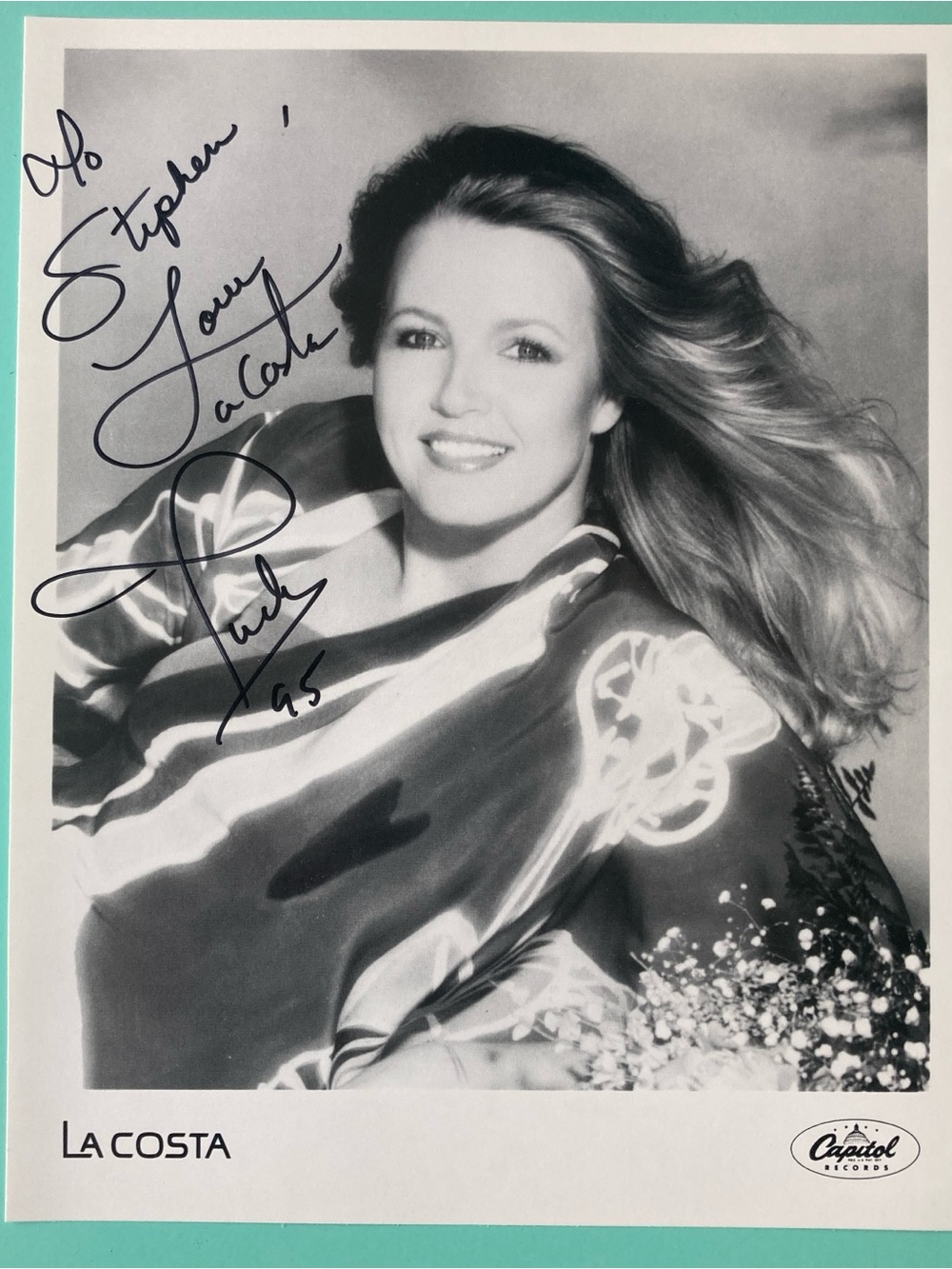 LaCosta Tucker La Costa Signed / Inscribed Photo 8”X10” country music Singer BXW
